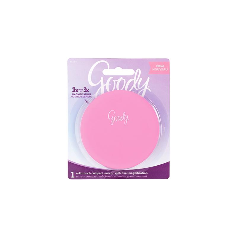 Goody กระจกเล็ก Women's Compact Mirror สีชมพู ขนาดพกพา KNK ThaiPick