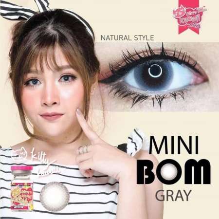   Kitty kawaii Mini Bom Gray บิ๊กอายสายตาสั้น 350  BY Kittykawaii เล็กเท่าตาจริง