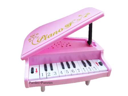 P.P. เปียโนตั้งโต๊ะ Little Pianist (สีชมพู)