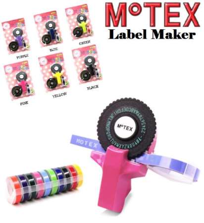 เครื่องพิมพ์อักษรโมเทค อักษรตัวนูน M tex Label