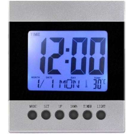 นาฬิกาดิจิตอลLED DIGITAL CLOCKตั้งโต๊ะ /แขวนผนัง รุ่นDS-2088 ตั้งปลุก บอก วัน /เดือน /สัปดาห์ + เวลา /นาที  + อุณหภูมิ  มีปุ่มกด Snooze/ไฟหน้าจอ  กดเปลี่ยนโซนเวลาได้ทั่วโลก