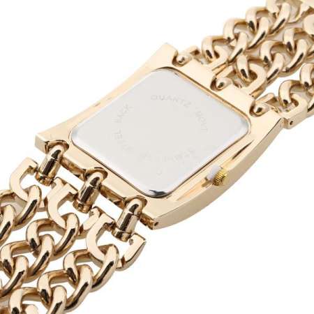 สายโซ่ผู้หญิงผสมระบบควอตซ์นาฬิกาข้อมือ (ทอง) สายโซ่ผู้หญิงผสมระบบควอตซ์นาฬิกาข้อมือ (ทอง)