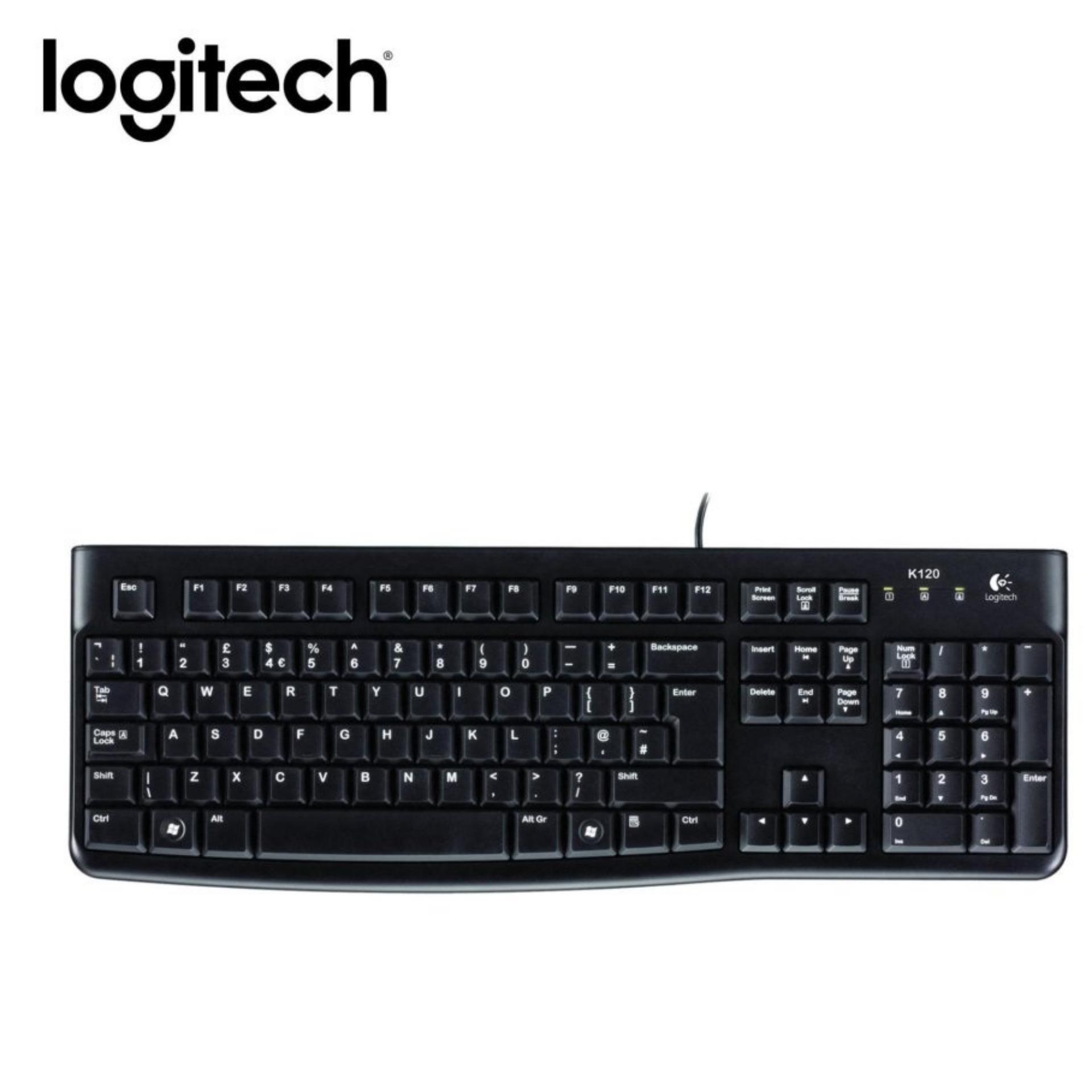 Logitech Keyboard K120 - THAI(Black)
