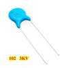 102K , 102 , 10NF , 3KV Ceramic Capacitors 10pcs 10ตัว