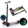 สกู๊ตเตอร์เด็ก Scooter  4 ล้อมีไฟสกู๊ตเตอร์ Big Size ปรับระดับความสูง-ต่ำได้