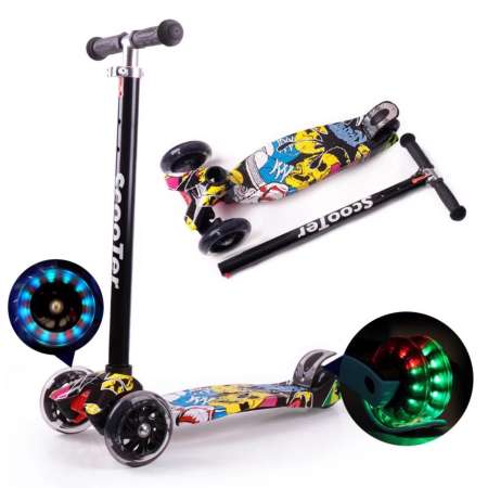 ส่งทุกเขต สกู๊ตเตอร์เด็ก Scooter 4 ล้อมีไฟสกู๊ตเตอร์ Big Size ปรับระดับความสูง-ต่ำได้
Hot Promotion