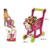  ชุดของเล่น Supermarket รถเข็นซุปเปอร์มาร์เก็ต พร้อมอุปกรณ์ 27 ชิ้น Home Shopping Cart (สีชมพู)