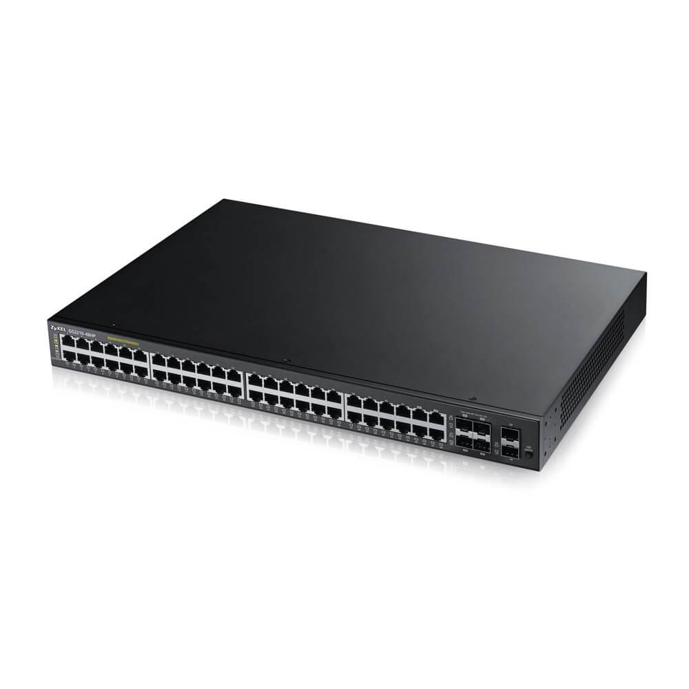 ZyXel GS2210-48HP 48-port GbE L2 PoE Switch ราคา 40,047 บาท*ส่งฟรี