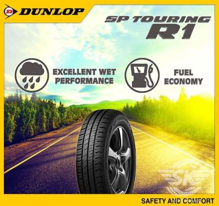 DUNLOP ยางรถยนต์ 185/65R14 (ขอบ14) รุ่น SP TOURING R1 4 เส้น (ใหม่กริ๊ปปี 2019)