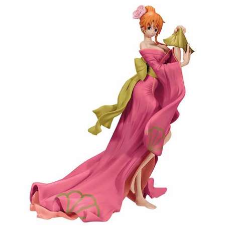 ONE PIECE FIGURE WASO KOMACHI-NAMI-PINK (ชุดชมพู)