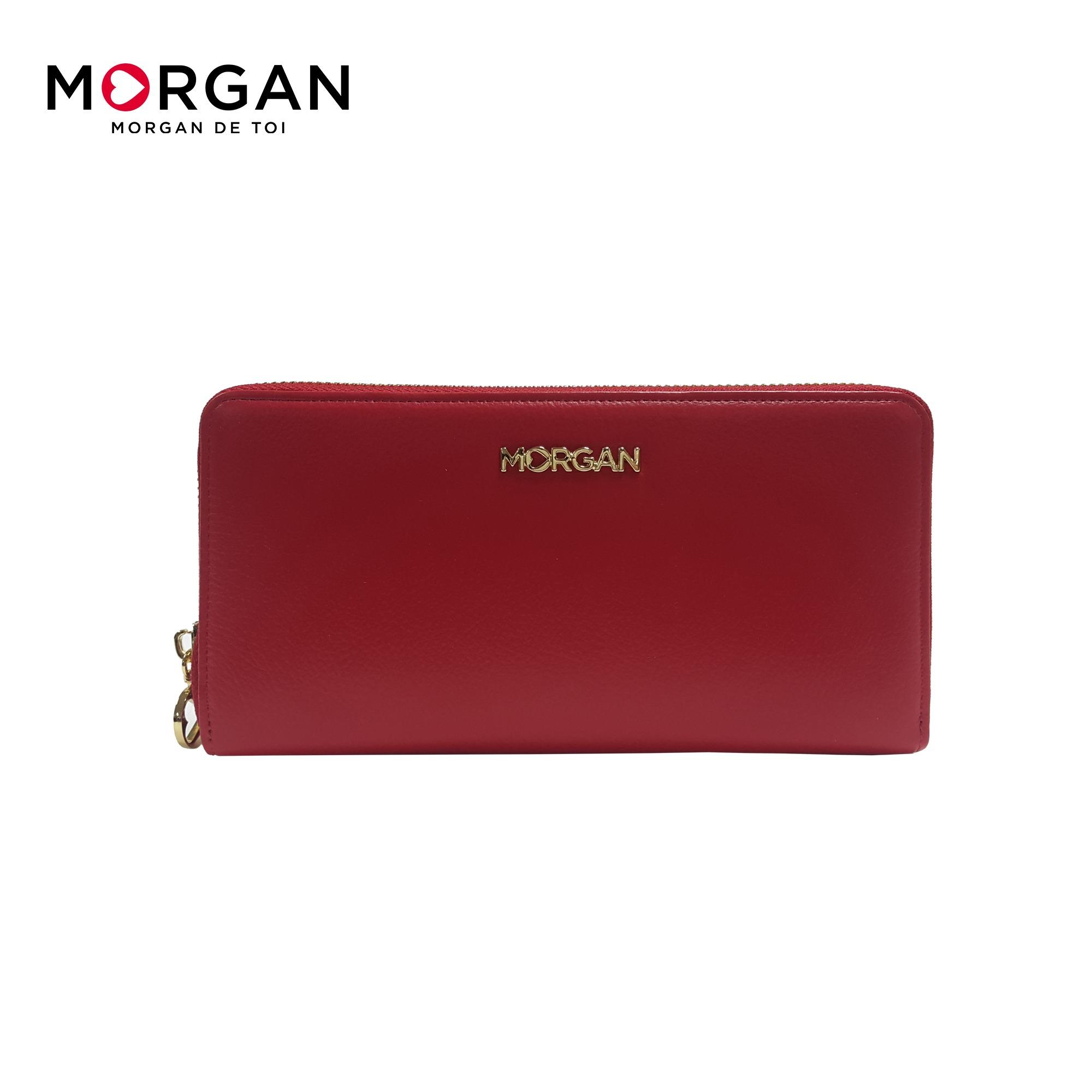 MORGAN BAG กระเป๋าสตางค์หนังแท้ ซิปรอบ ใบยาว รุ่น KIRBASIC 03