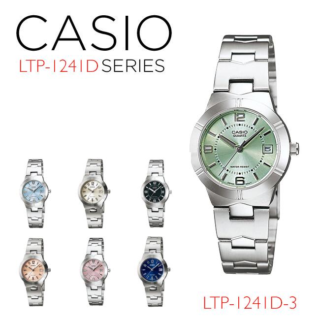 Casio Lady นาฬิกาข้อมือ รุ่น LTP-1241D Series