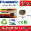 PANASONIC ถ่านกระดุม CR1220 BR1220 DL1220 ECR1220 LM1220 3V Lithium Batteries จำนวน 1 ก้อน : image PANASONIC ถ่านกระดุม CR1220 BR1220 DL1220 ECR1220 LM1220 3V Lithium Batteries จำนวน 1 ก้อน