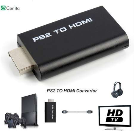 สำหรับ PlayStation 2 PS2 HDMI เสียง AV อะแดปเตอร์แปลงอะแดปเตอร์สายเคเบิลสำหรับ HDTV