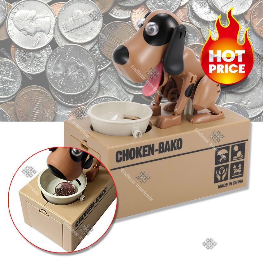 Elit กระปุกออมสินสุนัขกินเหรียญ Choken Bako Coin Eating Dog รุ่น...
