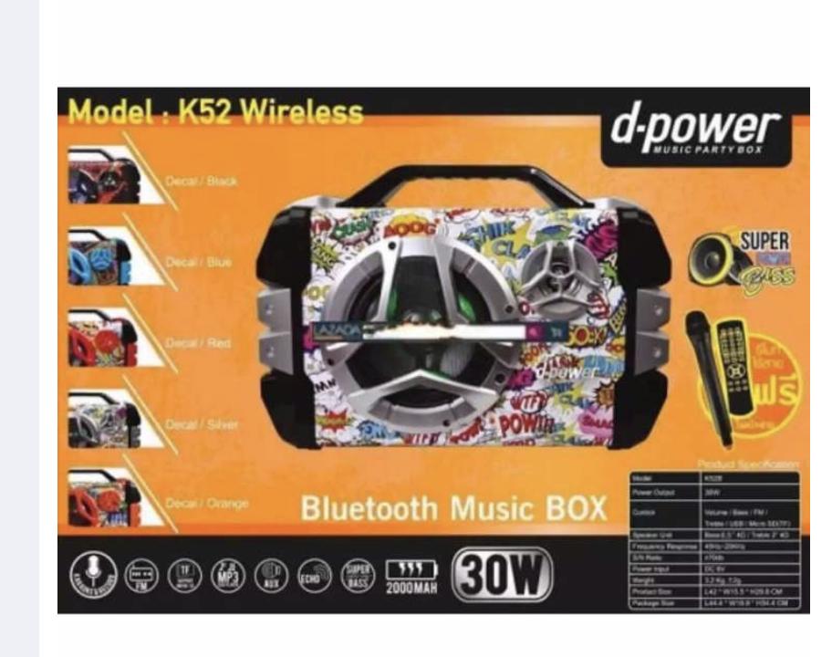 เช็คข้อมูล ลำโพงแบบพกพา Dpower ลำโพงบลูทูธ Dpower แบบมีไฟ ร้องคาราโอเกะ มีคูปองส่วนลด เช็คข้อมูล ลำโพงแบบพกพา Dpower ลำโพงบลูทูธ Dpower แบบมีไฟ ร้องคาราโอเกะ มีคูปองส่วนลด