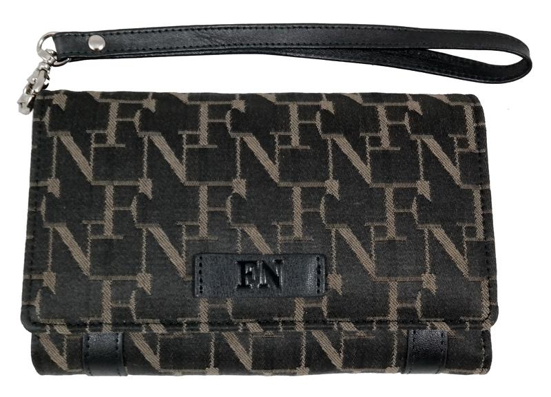 FN BAG กระเป๋าสตางค์สำหรับผู้หญิง wallet 1208-50133-007 Col. Black