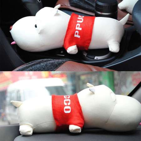 สเปรย์น้าหอมปรับอากาศ ตุ๊กตาดูดกลิ่นในรถ Car Cartoon Air Charcoal Bag Cute Dog (black)