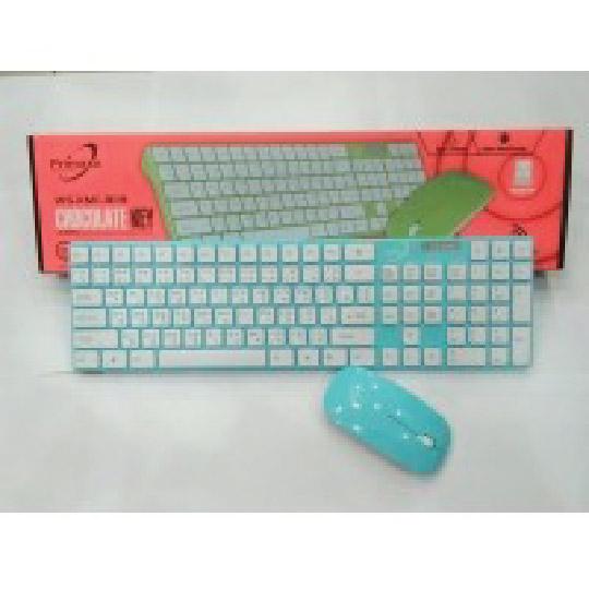 Primaxx ชุด คีบอร์ด เมาส์ไร้สาย Wireless keyboard mouse set รุ่น WS-KMC-8119