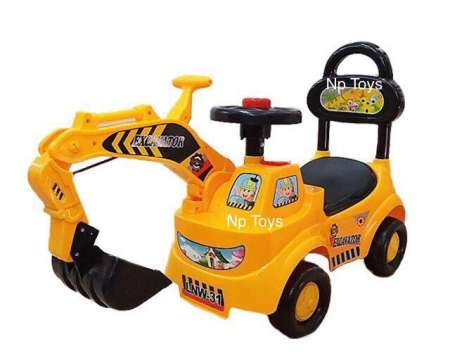 ของใหม่ชั่วโมงนี้ Np Toys รถแมคโครขุดดิน ขาไถ มีเสียงดนตรี ส่งทุกอำเภอ
