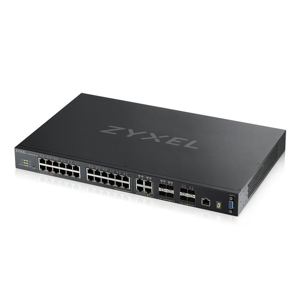 ZyXel XGS4600-32 28-port GbE L3 Managed Switch with 4 SFP+ Uplink ราคา 79,000 บาท*ส่งฟรี
