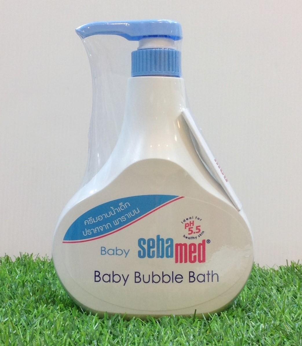 Sebamed Baby Bubble Bath ซีบาเมด เบบี้ บับเบิ้ล บาธ 500 ml. มี pH 5.5 x 1 ขวด / อาบน้ำสำหรับเด็ก ทารก และ ทุกคนในครอบครัว