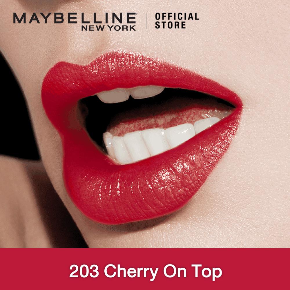 เมย์เบลลีน นิวยอร์ก คัลเลอร์ โชว์ ลิป คัลเลอร์ 203 CHERRY ON TOP (3.9 กรัม)  MAYBELLINE NEW YORK COL