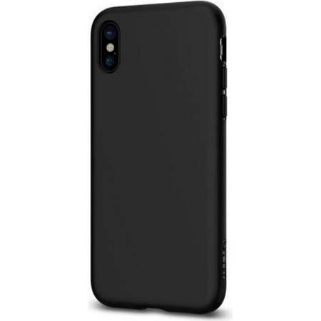 เคสสีดำ ไอโฟน เอ็กซ์  MATTE CASE Apple iPhone X หลังนิ่ม