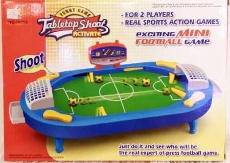 KIDS TOY MINI TABLE TOP FOOTBALL GAME FUN   เกมส์ดีดลูกบอล