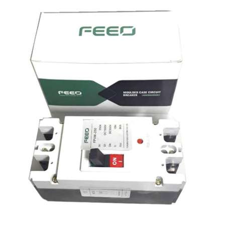 เบรกเกอร์ ไฟฟ้า Solar DC MCCB แบรนด์ FEEO แบบ FPVM 550V 250A รุ่น MCCB-500VDC-250A