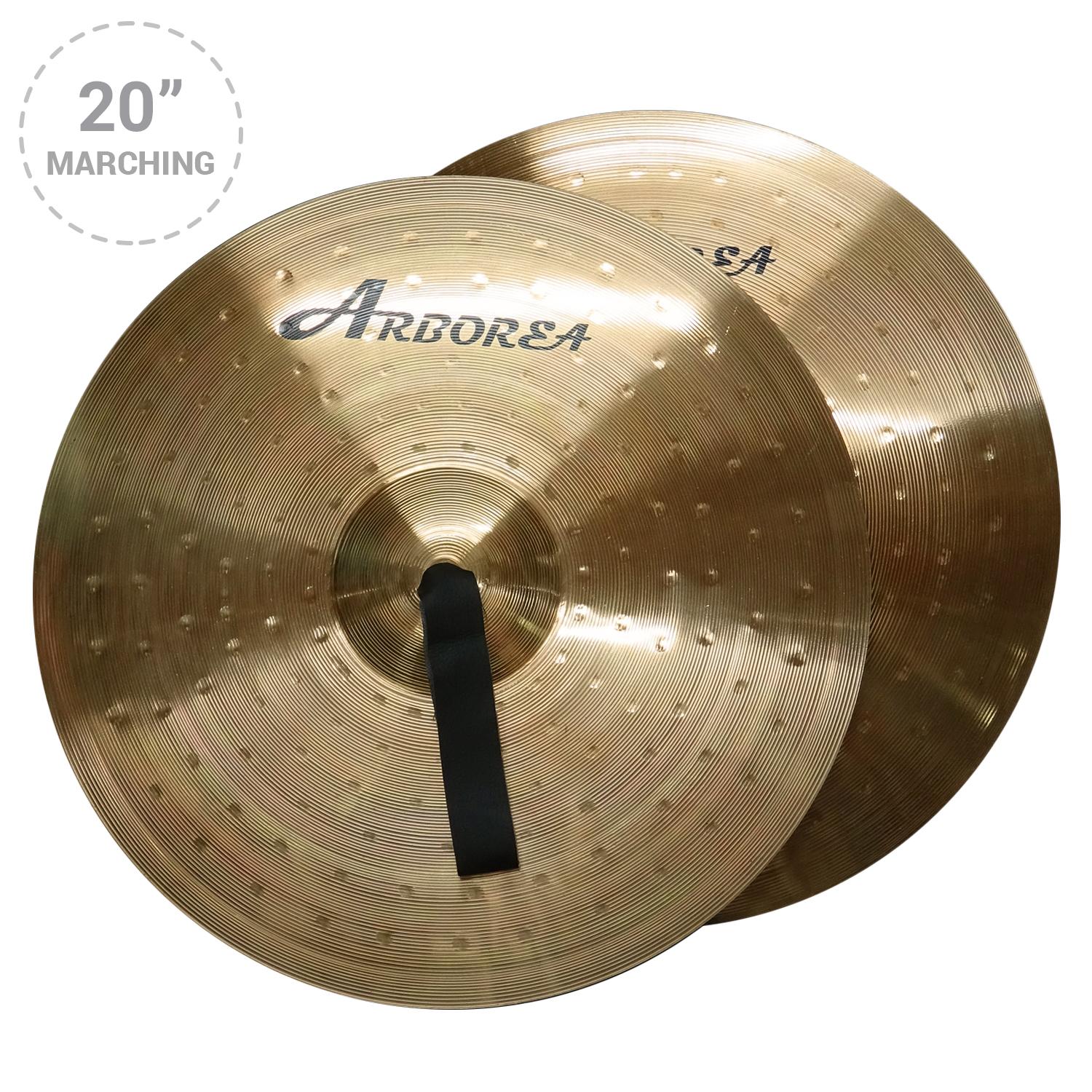 รีวิว Arborea แฉเดินพาเหรด Marching ขนาด 16 นิ้ว รุ่น BRASS-16 (16″/40cm Marching Cymbal) Option : รีวิว Arborea แฉเดินพาเหรด Marching ขนาด 16 นิ้ว รุ่น BRASS-16 (16″/40cm Marching Cymbal) Option :