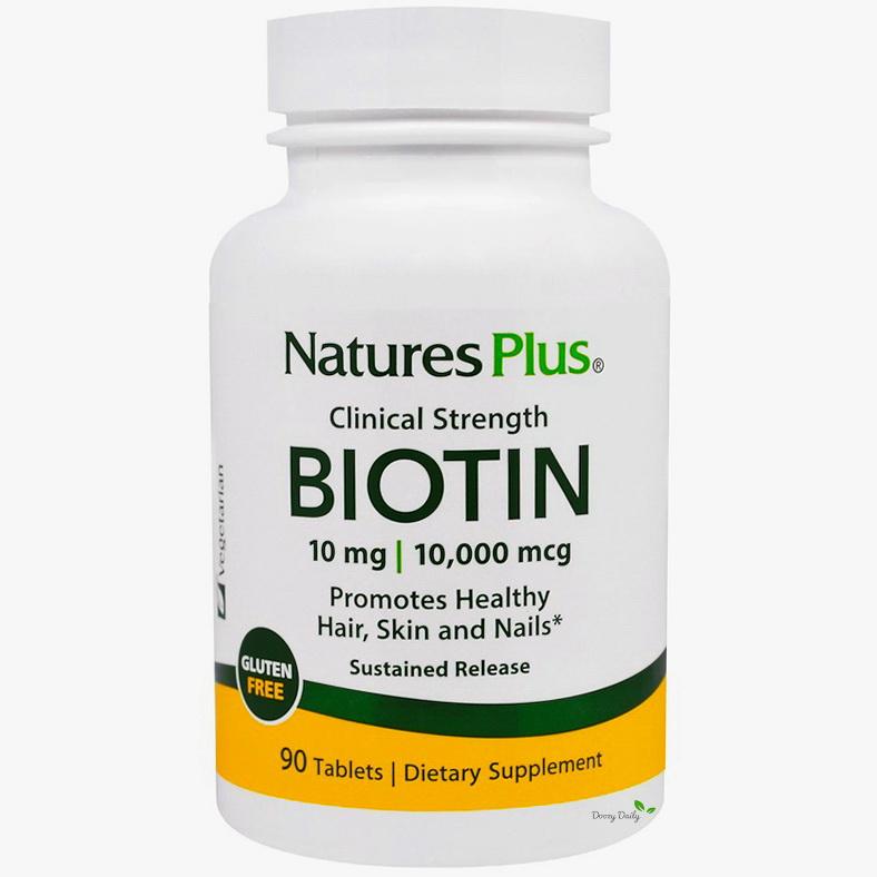 Nature's Plus Biotin 10,000 mcg x 90 เม็ด...