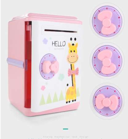 กระปุกออมสินตู้เซฟ(ATM) สีพาสเทล มีให้เลือก 4 แบบ