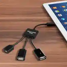 ภาพขนาดย่อของภาพหน้าปกสินค้าMicro USB 2.0 OTG Hug Converter OTG Adapter for Tablet Android Mobile Phone Samsung Galaxy S7 S6 S5 LG HTC Cable Reader จากร้าน camry บน Lazada ภาพที่ 1