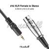 สาย XLR Female to Stereo 3.5mm ยาว 2.5 เมตร สายไมโครโฟน