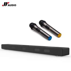 JY Audio A9KS  Sound Bar Karaoke 60w  2.1 Channel Bluetooth JY Audio  + 2 Wireless Microphone สามารถเชื่อมต่อกับ Subwoofer ทั้งแบบมีสาย และ ไร้สายได้