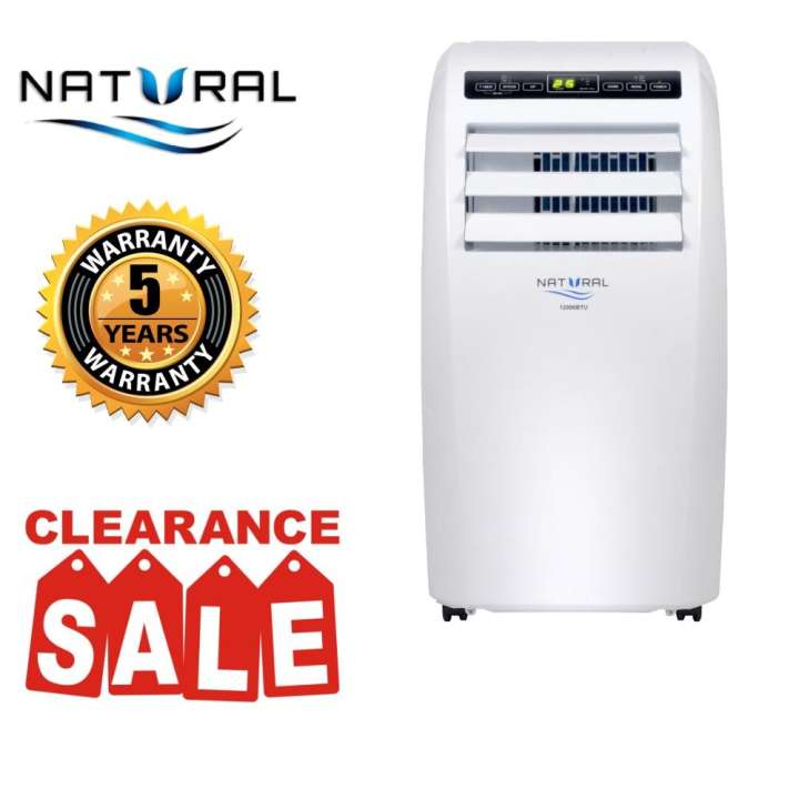 เย็นสุดขั่ว 12,000 BTU ยี่ห้อ Natural แอร์เคลื่อนที่ ไม่ใช่พัดลมไอน้ำ