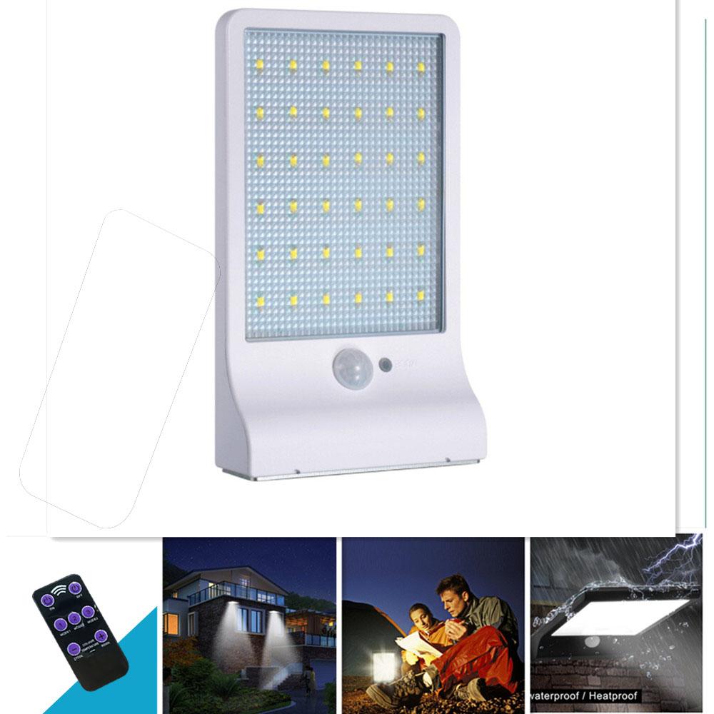 Chống thấm nước năng Lượng Mặt Trời Đèn LED Đèn Cảm Biến Ánh Sáng & Cơ Thể Con Người Cảm Ứng Bãi Cỏ Sân Ánh Sáng