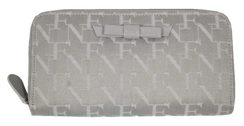FN BAG กระเป๋าสตางค์ wallet 1208-50006-005 Col.Grey