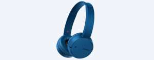 SONY WH-CH500 หูฟังไร้สายแบบครอบหู Bluetooth NFC  (สีน้ำเงิน) 1ชุด (รุ่นใหม่แทน รุ่น MDR-ZX330)