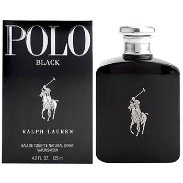 Ralph Lauren Polo Black EDT 125ml. For Men.(พร้อมกล่อง)