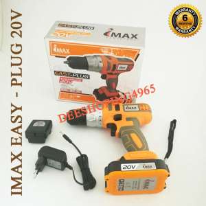 IMAX สว่านแบต20V เปลี่ยนหัวได้อีก 3หัว Easy-Plug IMEP-20  by DEESHOPPING4965