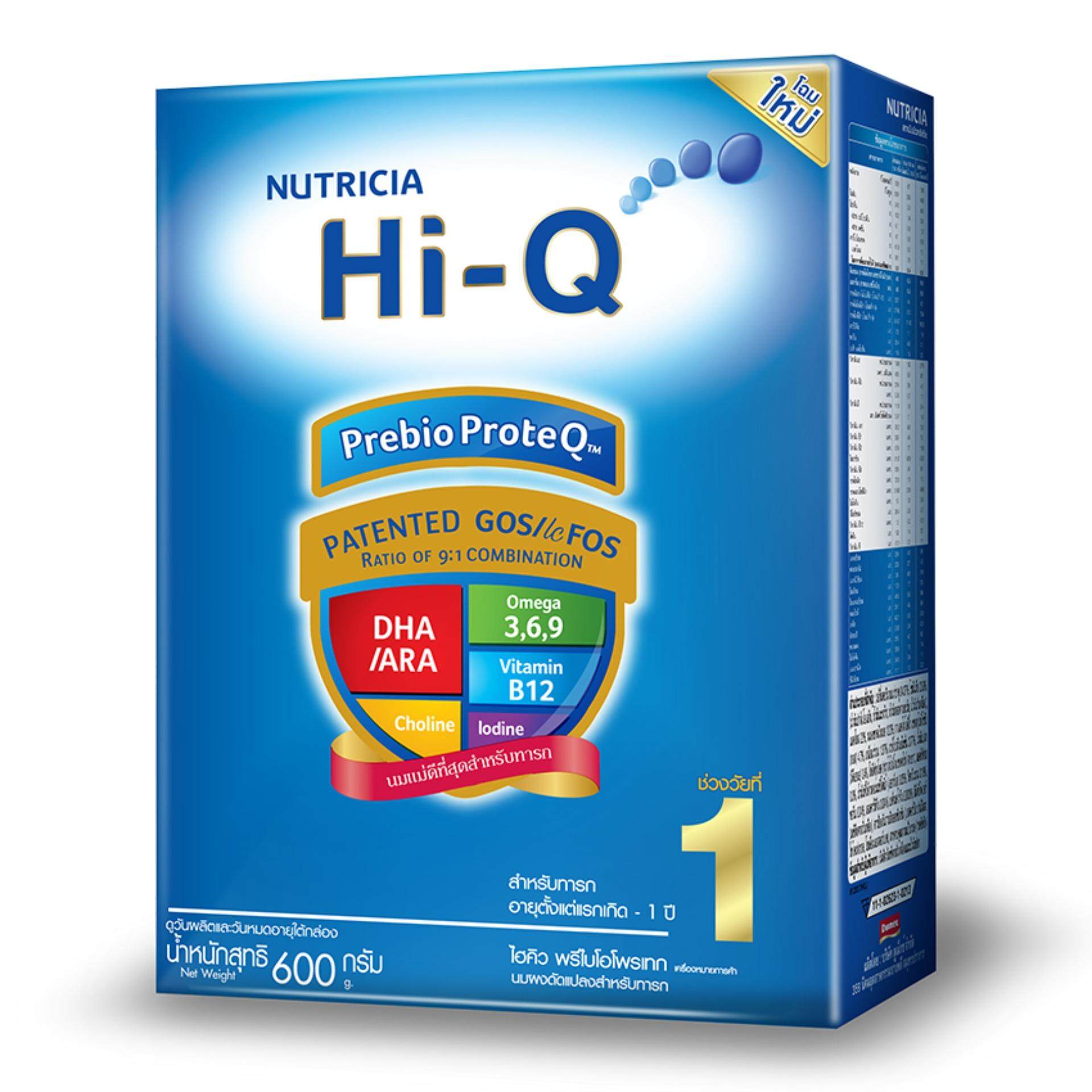 Hi Q ไฮคิว 1พลัส นมผงสำหรับเด็ก ช่วงวัยที่ 3 ซูเปอร์โกลด์ Synbio Proteq