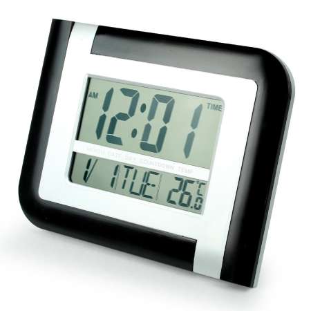 Telecorsa นาฬิกาดิจิตอล แบบ Dual-LCD 5887 ตั้งโต๊ะหรือแขวนก็ได้ รุ่น DigitalClock5887-06a-song