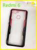Case Xiaomi Redmi6 เคสโทรศัพท์เสี่ยวมี่เรดมี6 เคสใส ขอบสีดำแดง เคสกันกระเเทก สินค้าใหม่ ขายดีสุด