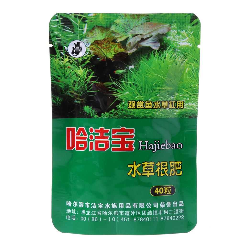 40 Pcs Aquatic Plant น้ำปุ๋ยราก Condensed Aquarium Fish ชุดกระบอกสูบ