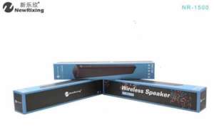 ลำโพงบลูทูธ ซาวด์บาร์ ลำโพงยาวๆ เสียงใสเบสทุ้ม แน่น สวยบาดใจ NR1500+ Bluetooth Speaker & Sound Bar สีดำ
