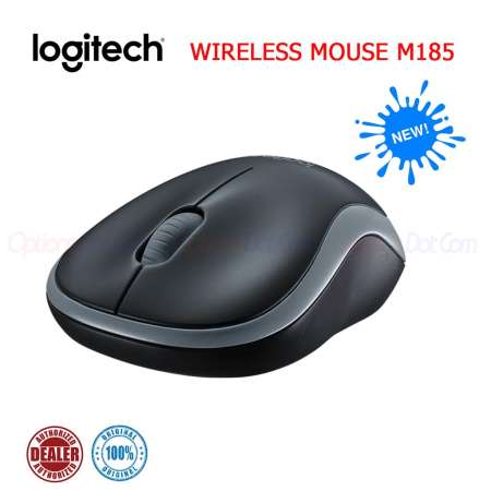 Logitech Wireless Mouse รุ่น M185 - Black