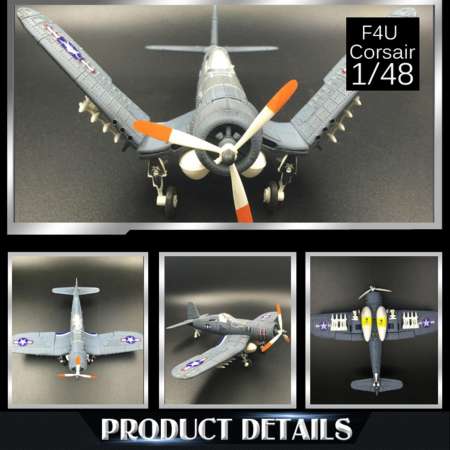 4D MODEL PLANE โมเดลเครื่องบินรบ รุ่น F4U แบบ C