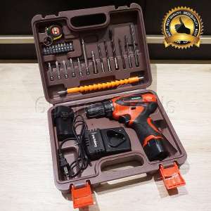 BOSTA สว่านไร้สาย ไขควงไร้สาย รุ่น 14.5V พร้อมแบตเตอรี่ Li-ion 2 ก้อน แท่นชาร์จ
14.5V และชุดอุปกรณ์ ดอกสว่าน ดอกไขควง